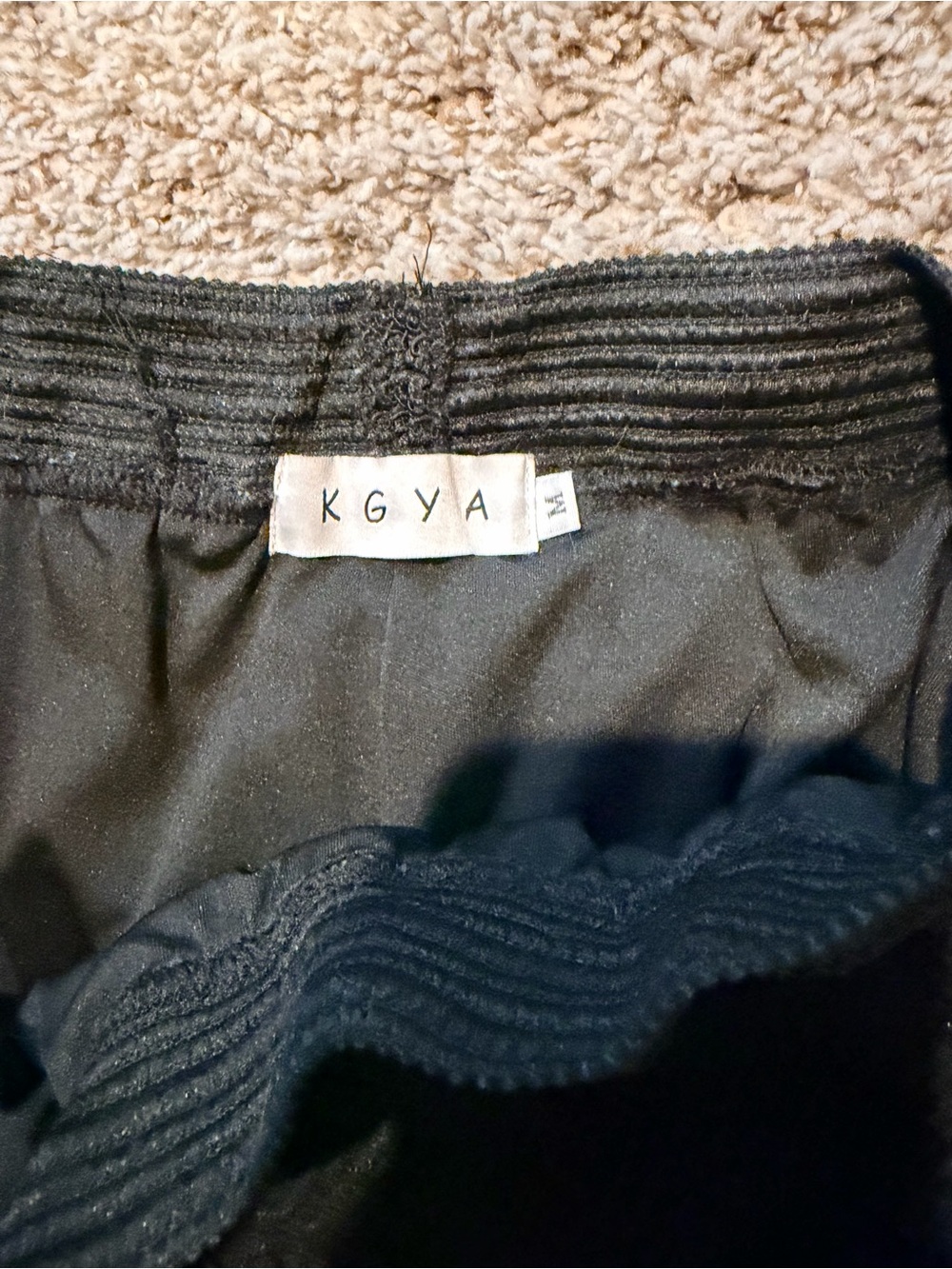 High Waist Black Crochet Lace Women's Shorts - Picture 2 of 2